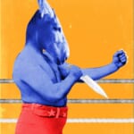 民主党と政治的暴力に関するイラスト：リナス・ガルシス／ワシントン・タイムズ